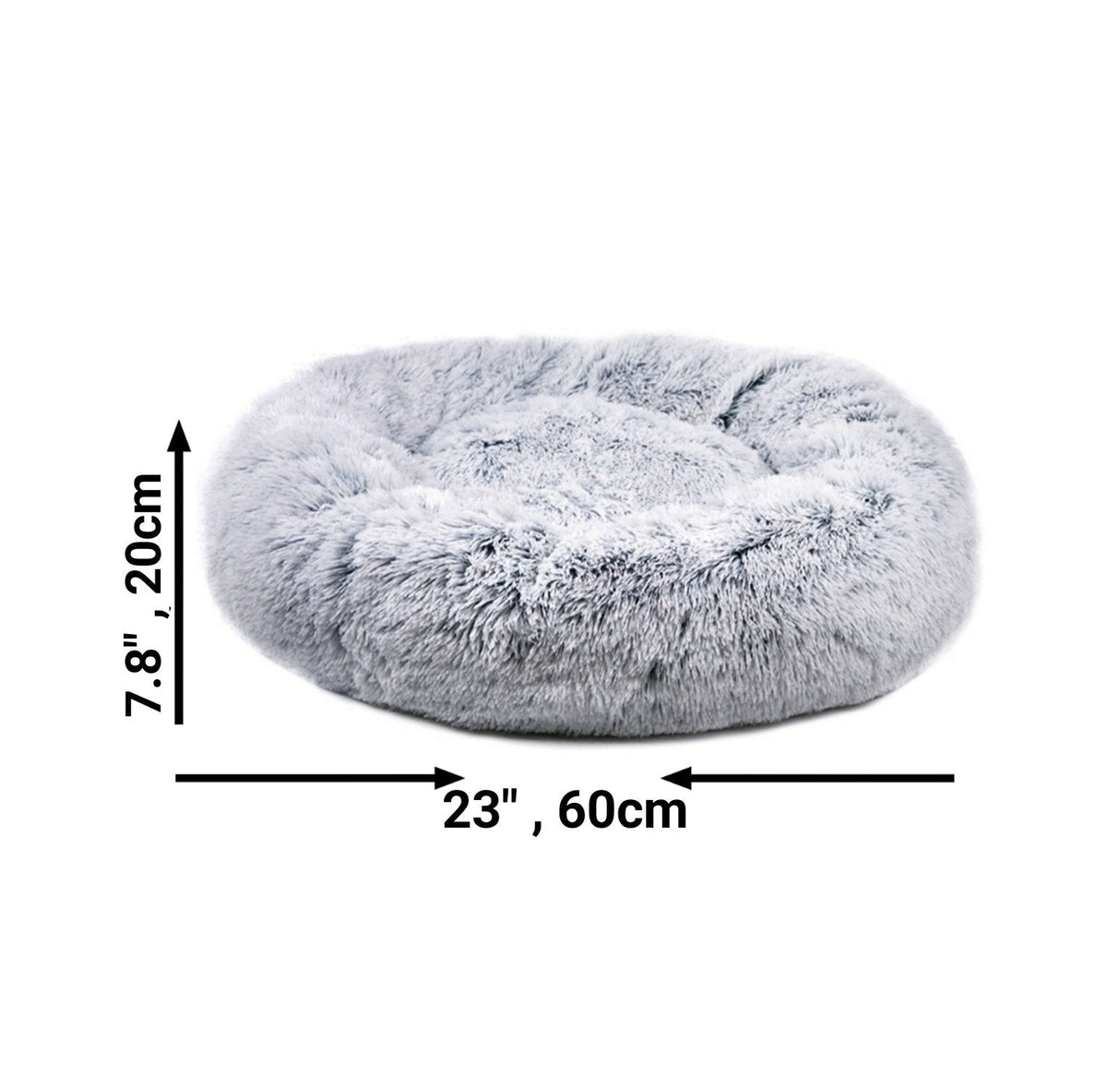 Mr. Peanut's 28" OrthoPlush® Pet Bed - Snowflake White Two Tone from Mr. Peanut's Pet Carriers