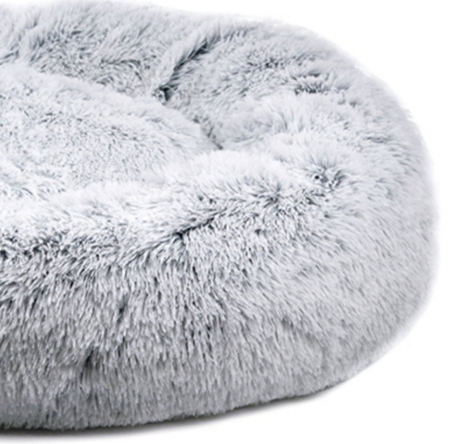 Mr. Peanut's 23" OrthoPlush® Pet Bed - Gray Two Tone from Mr. Peanut's Pet Carriers