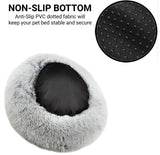 Mr. Peanut's 28" OrthoPlush® Pet Bed - Snowflake White Two Tone from Mr. Peanut's Pet Carriers