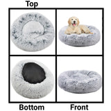 Mr. Peanut's 28" OrthoPlush® Pet Bed - Snowflake White Two Tone from Mr. Peanut's Pet Carriers