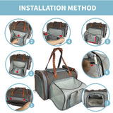 Mr. Peanut's Gold Series Standard Size Airline Compliant Expandable Pet Carrier from Mr. Peanut's Pet Carriers