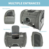 Mr. Peanut's Monterey Series Airline Compliant Horizontal Backpack Pet Carrier from Mr. Peanut's Pet Carriers