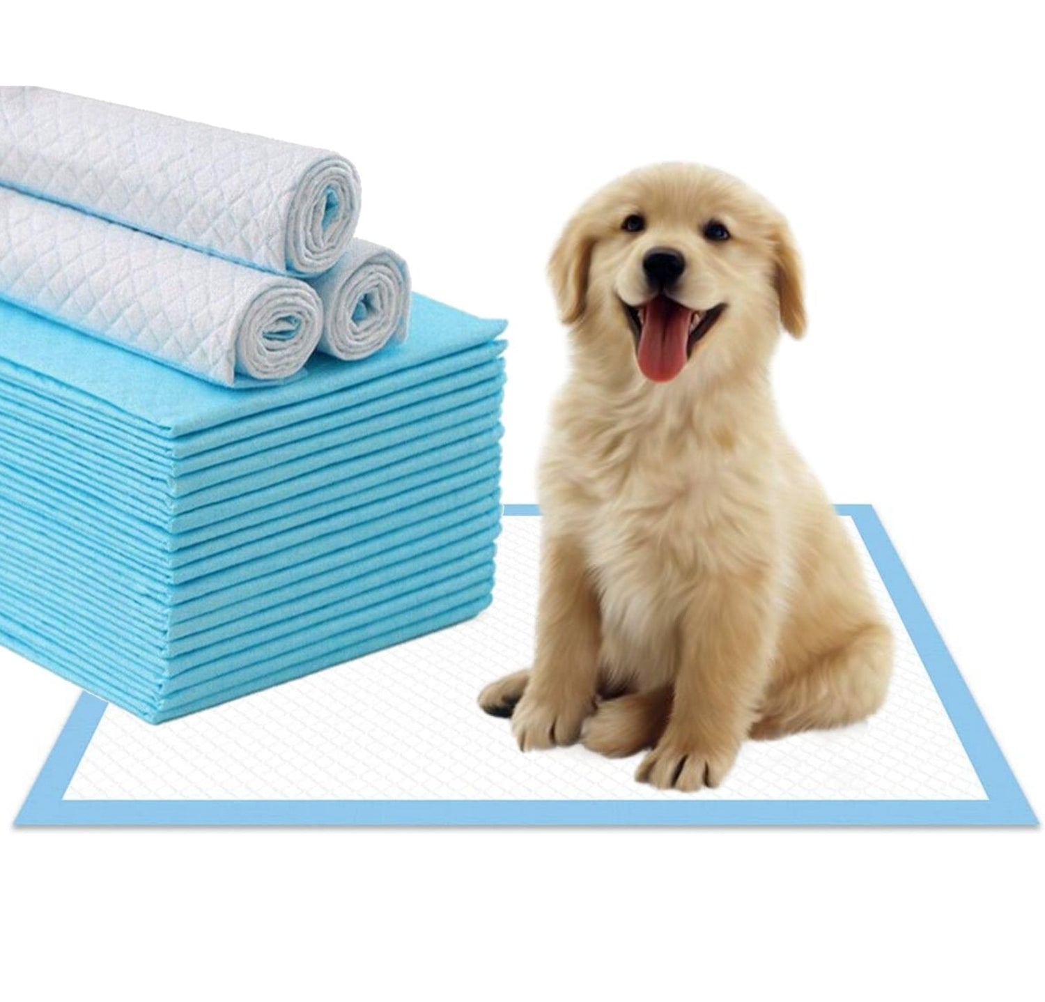 Mr. Peanut’s Premium Absorbent Gel Pee Pads 23"X23", 6 Layers of Lightly Scented Protection from Mr. Peanut's Pet Carriers