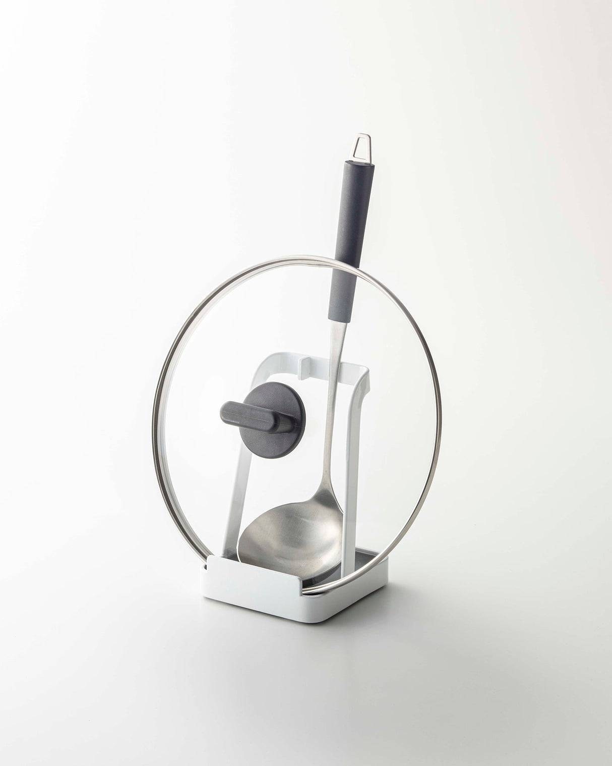 Lid & Ladle Stand - Steel from Yamazaki Home