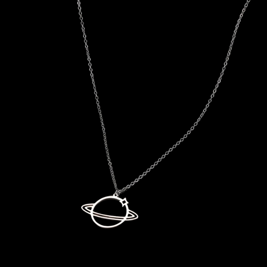 Return to Saturn Necklace - Stainless Steel from Medusa's Makeup