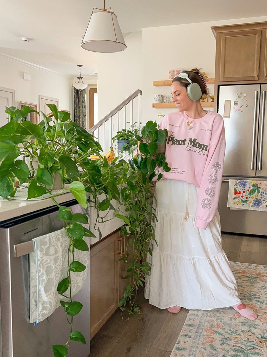'Plant Mom Social Club' Crewneck Sweatshirt from United Monograms