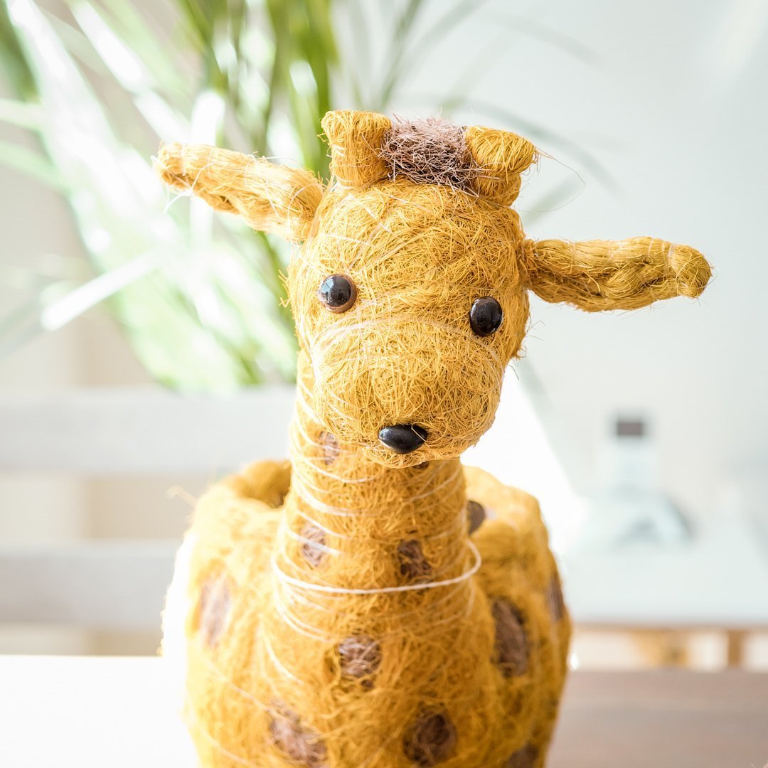 Giraffe Planter - Coco Coir Planter | from LIKHÂ