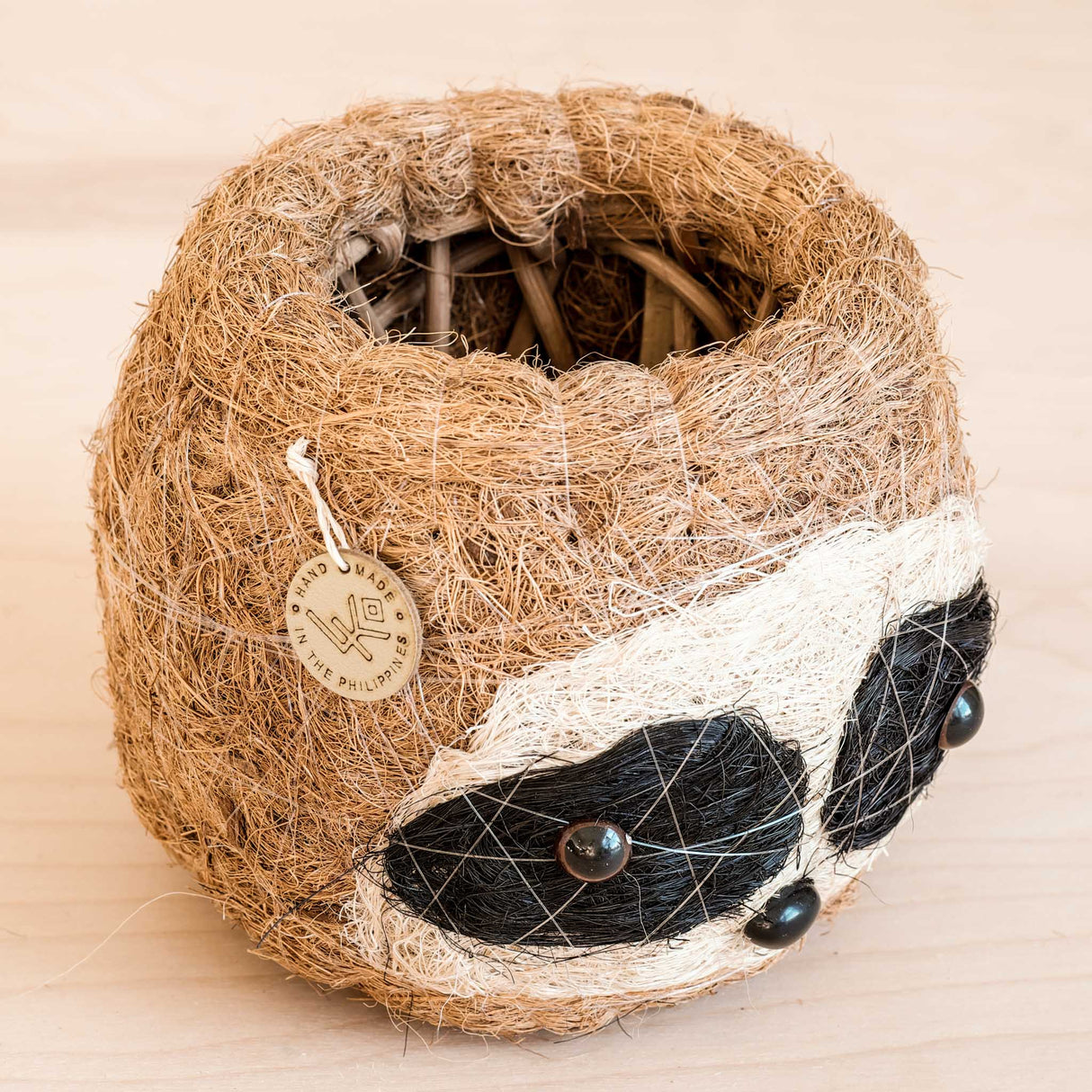 Three-tone Sloth Coco Coir Planter - Handmade Planters | from LIKHÂ