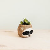 Three-tone Sloth Coco Coir Planter - Handmade Planters | from LIKHÂ