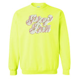 Play Ball Letter Patch Crewneck Sweatshirt from United Monograms