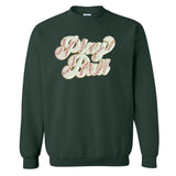 Play Ball Letter Patch Crewneck Sweatshirt from United Monograms