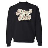Play Ball Letter Patch Crewneck Sweatshirt from United Monograms