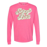 Play Ball Letter Patch Long Sleeve T-Shirt from United Monograms