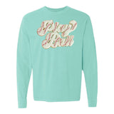 Play Ball Letter Patch Long Sleeve T-Shirt from United Monograms