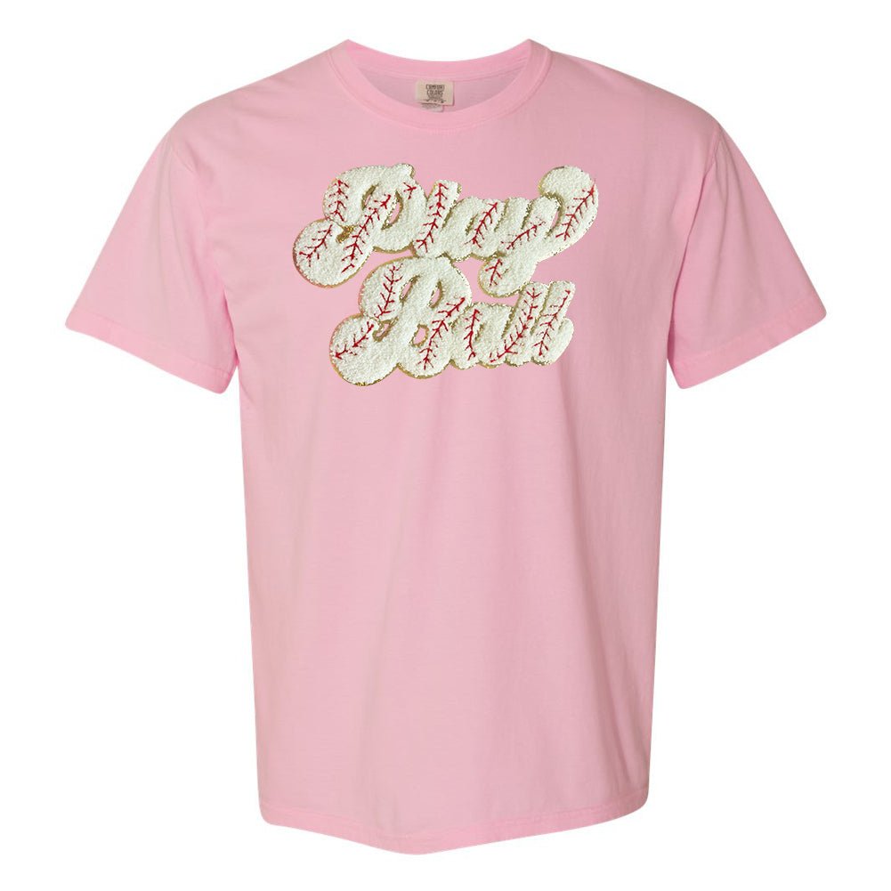 Play Ball Letter Patch T-Shirt from United Monograms