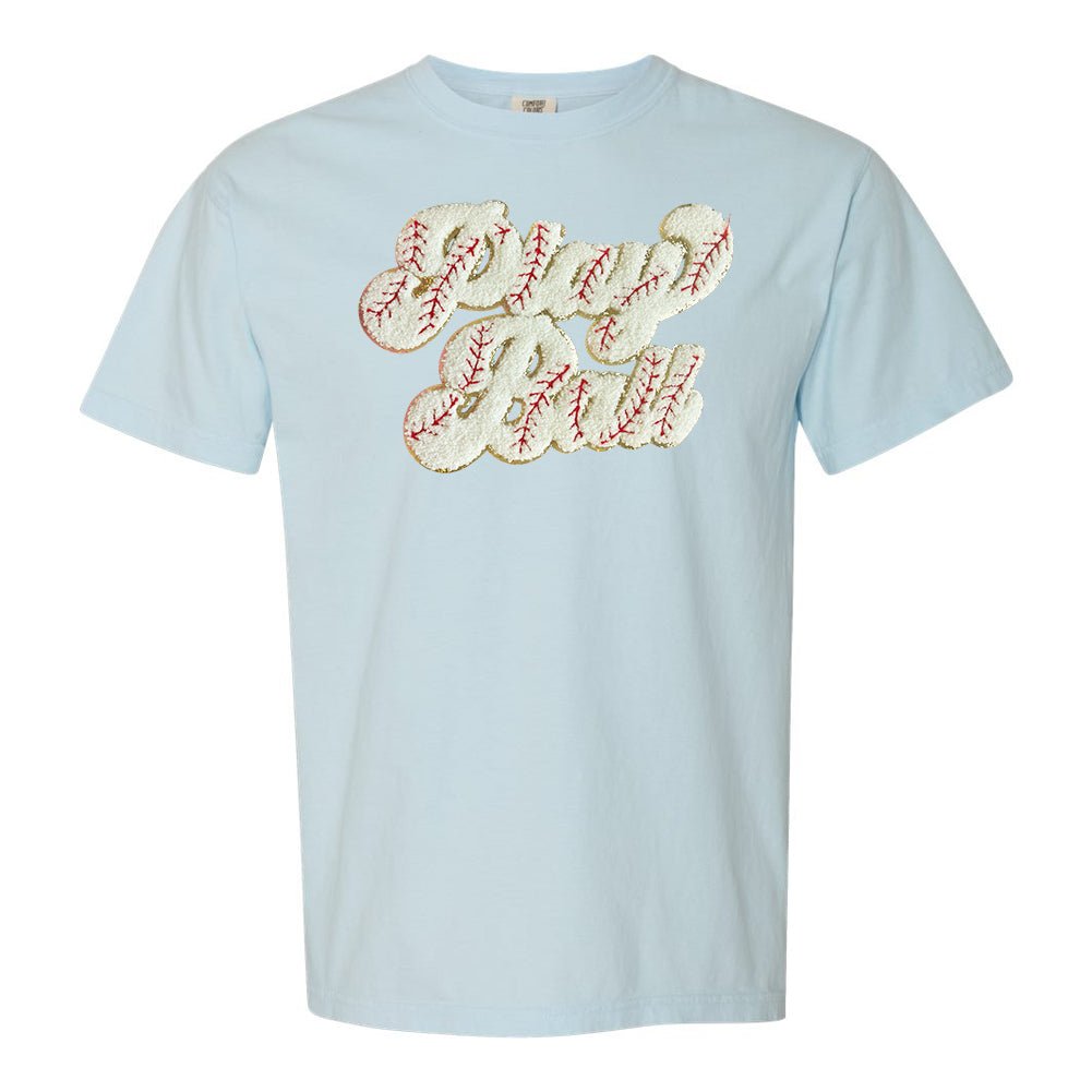 Play Ball Letter Patch T-Shirt from United Monograms
