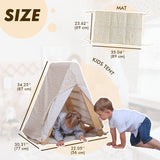 Play Tent Cover with Mat for Climbing Triangle Ladder from Goodevas