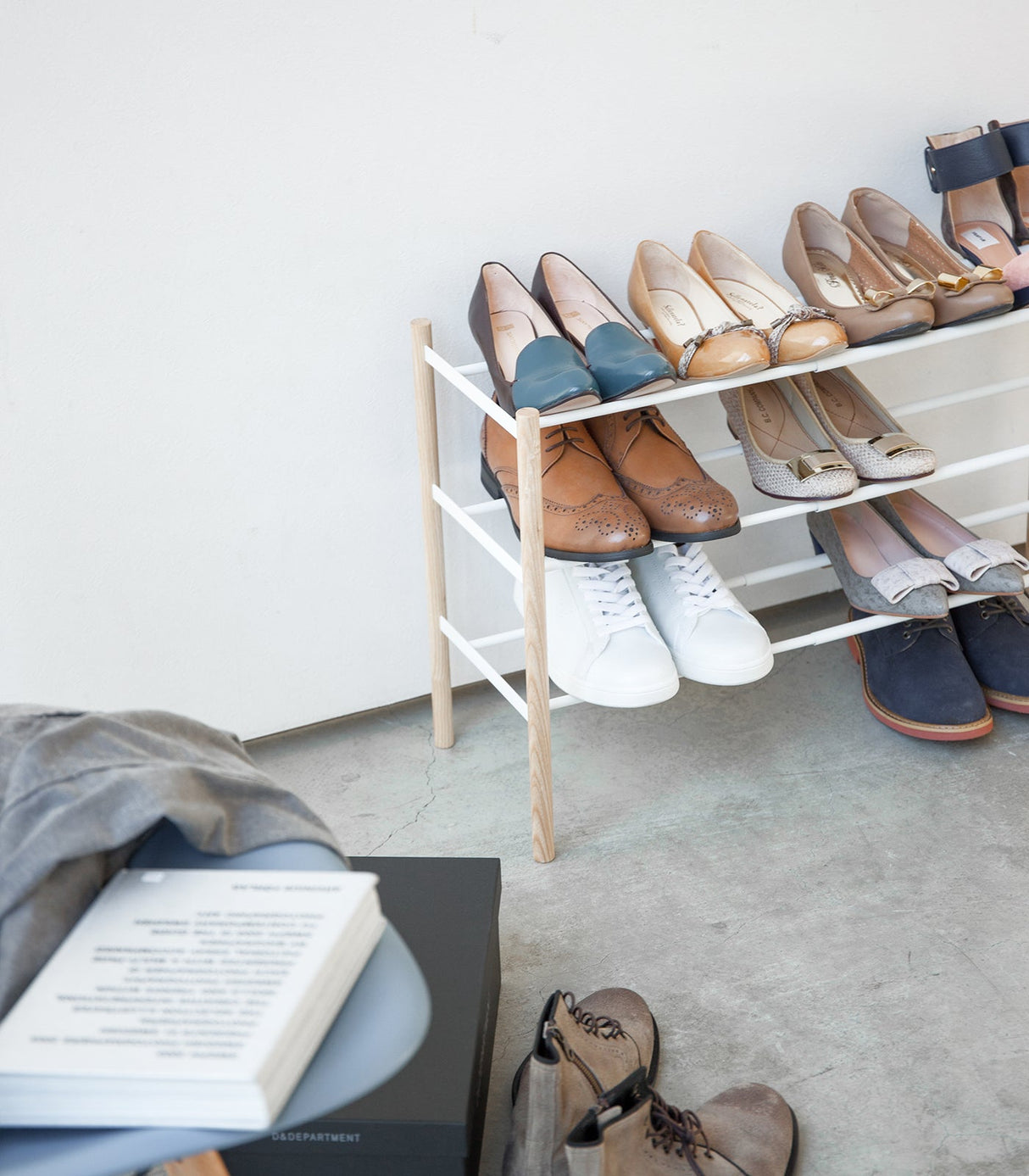 Expandable Shoe Rack (18" H)  - Steel from Yamazaki Home