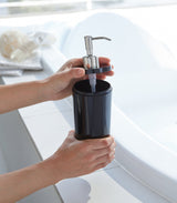 Round Dispenser Bundle - Shampoo, Conditioner, and Body Soap from Yamazaki Home
