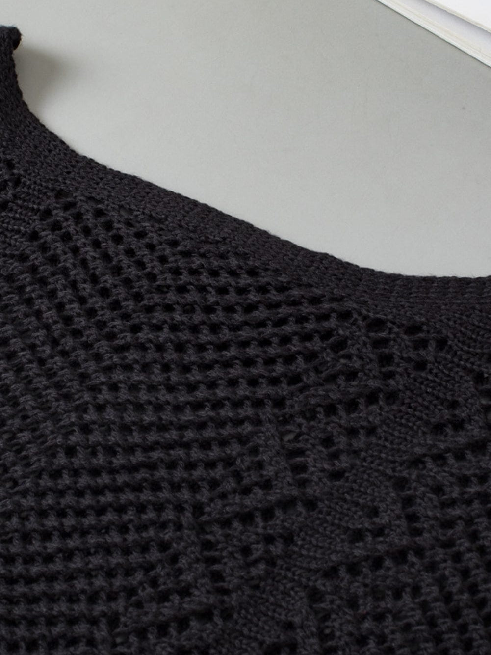 Black Crochet Blouse from MsDressly