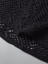 Black Crochet Blouse from MsDressly