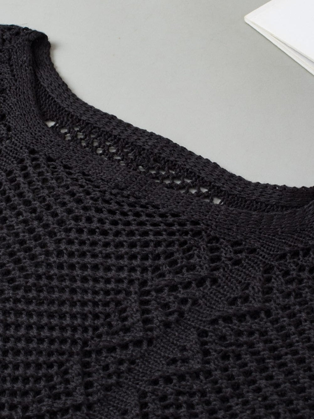 Black Crochet Blouse from MsDressly