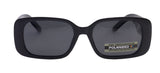 Chania Polarized Women Sunglasses, 1.1mm Polarized Grey Lenses, 100% UVA UVB Protection (Black, Square)  NY Fifth Avenue From NY Fifth Avenue