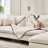 PupProtector™ Summer Short Fur Waterproof Throw Blanket - Polar White from Paw.com