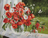 Poppies CS2621 19.7 x 15.8 inches Crafting Spark Diamond Painting Kit from Wizardi