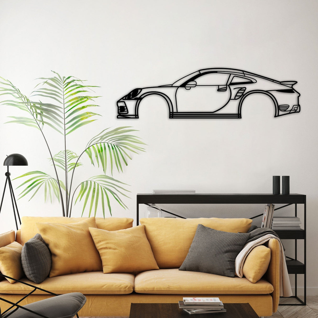 Porsche 911 992 Turbo S Car Silhouette from VITAHOME DESIGN LLC