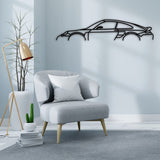 Porsche 911 Turbo S 997 Car Silhouette from VITAHOME DESIGN LLC