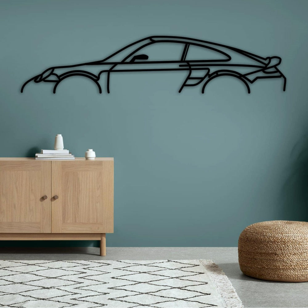 Porsche 911 Turbo S 997 Car Silhouette from VITAHOME DESIGN LLC