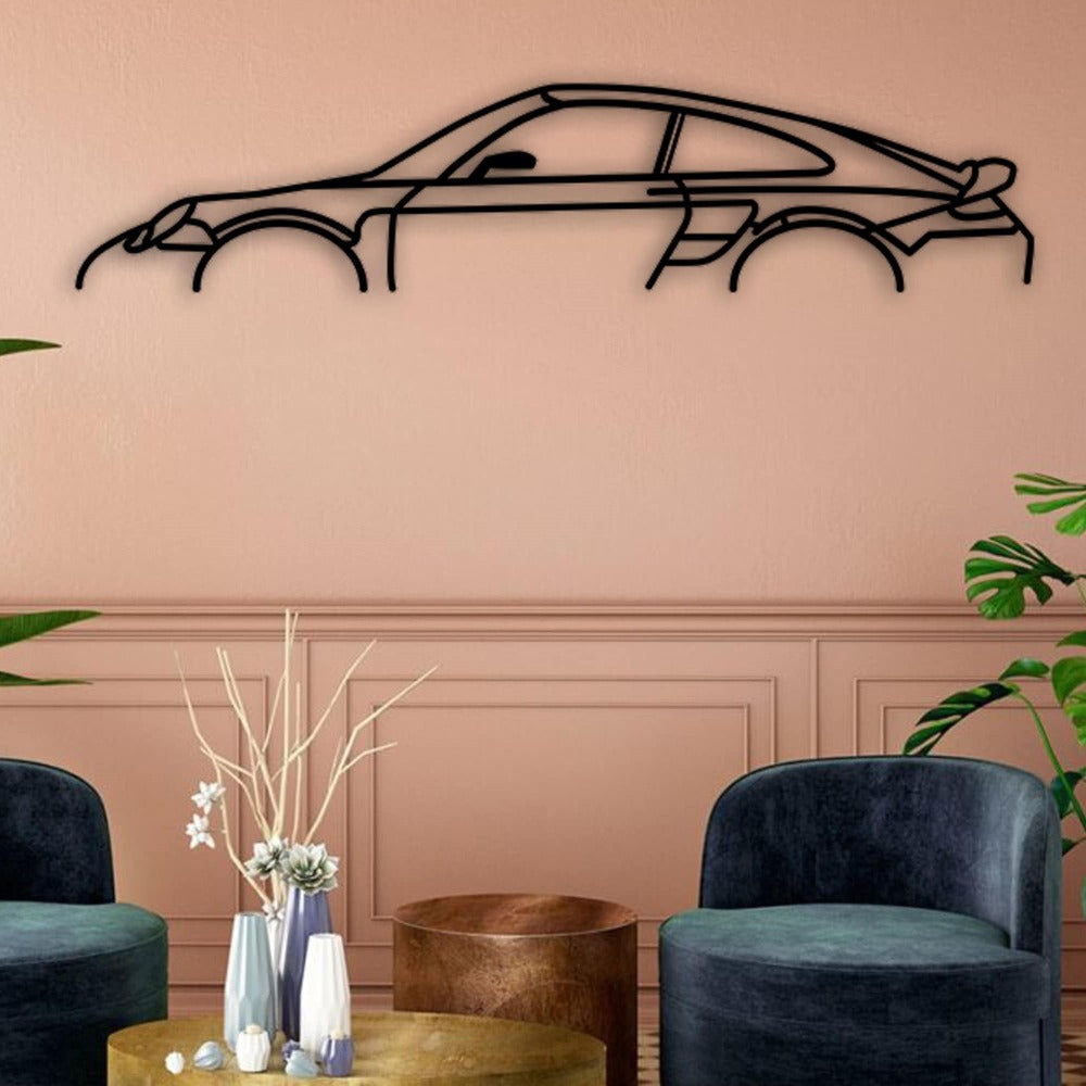 Porsche 911 Turbo S 997 Car Silhouette from VITAHOME DESIGN LLC