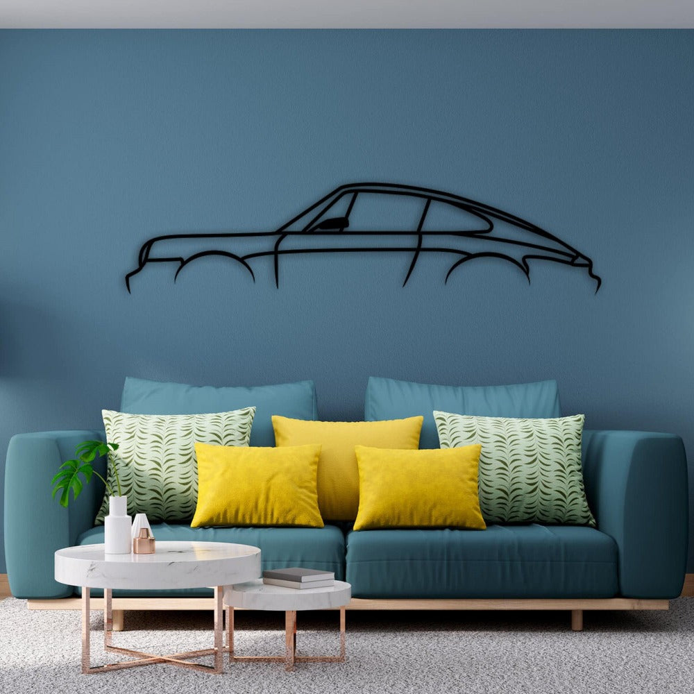 Porsche 930 Sports Car Silhouette from VITAHOME DESIGN LLC