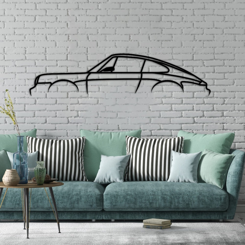 Porsche 930 Sports Car Silhouette from VITAHOME DESIGN LLC
