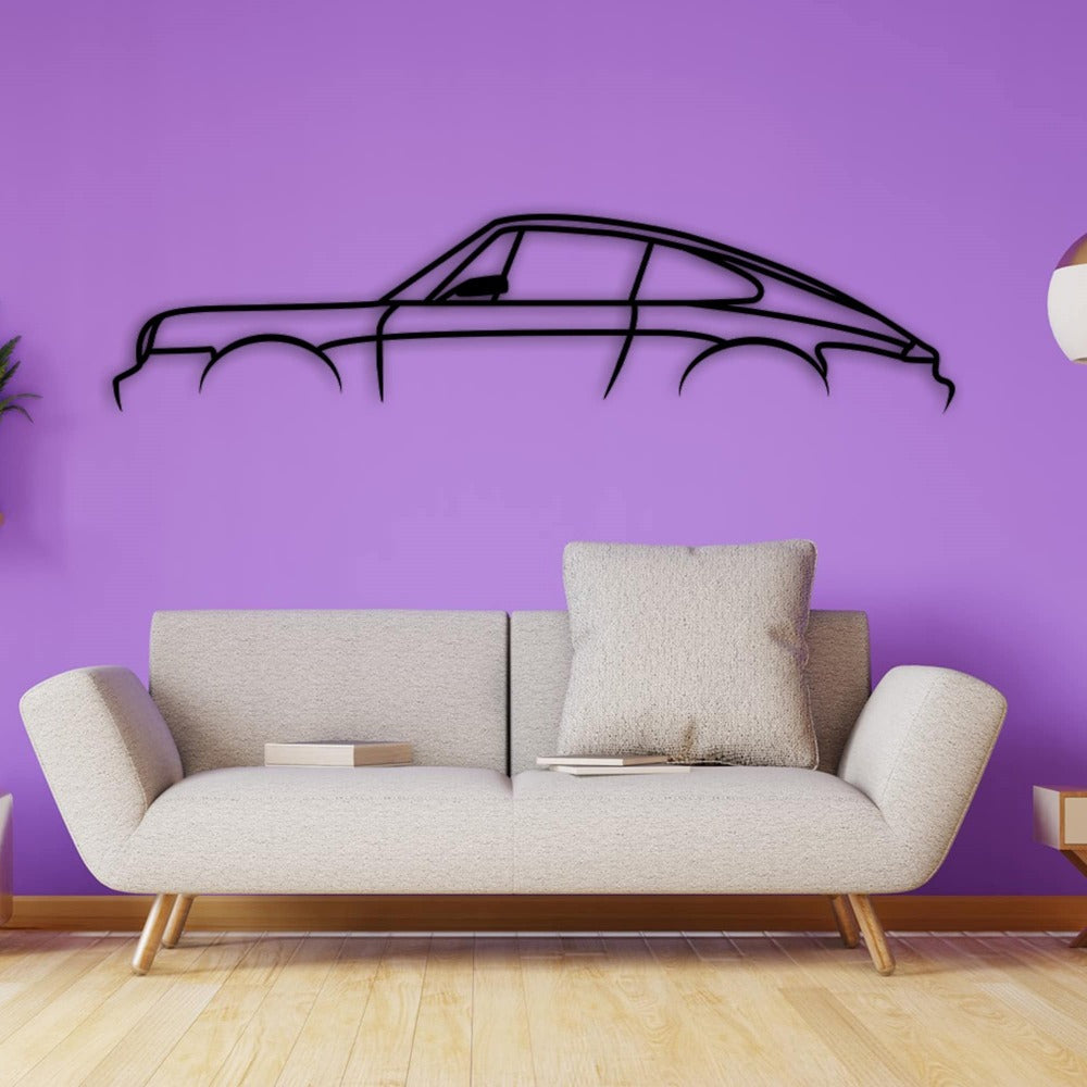 Porsche 930 Sports Car Silhouette from VITAHOME DESIGN LLC