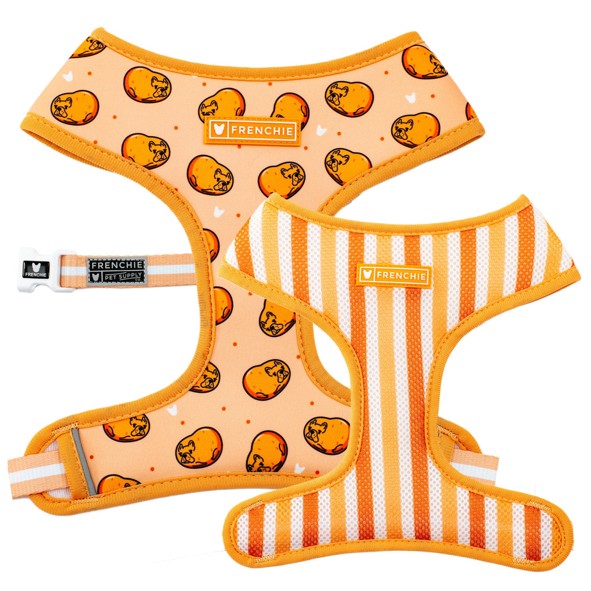 Frenchie Duo Reversible Harness - French Potato from Frenchie Bulldog