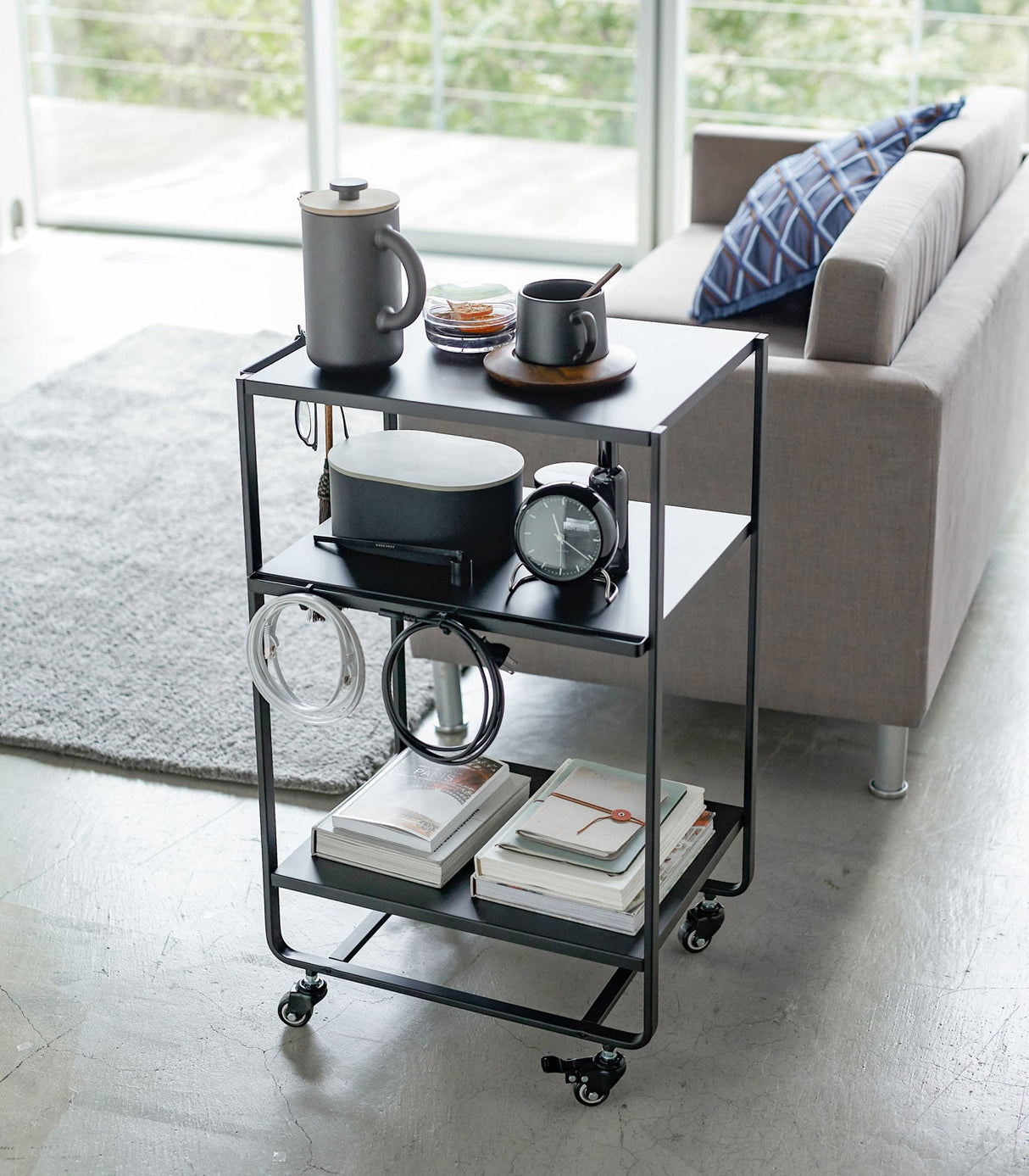 Rolling Utility Cart (32" H)  - Steel from Yamazaki Home