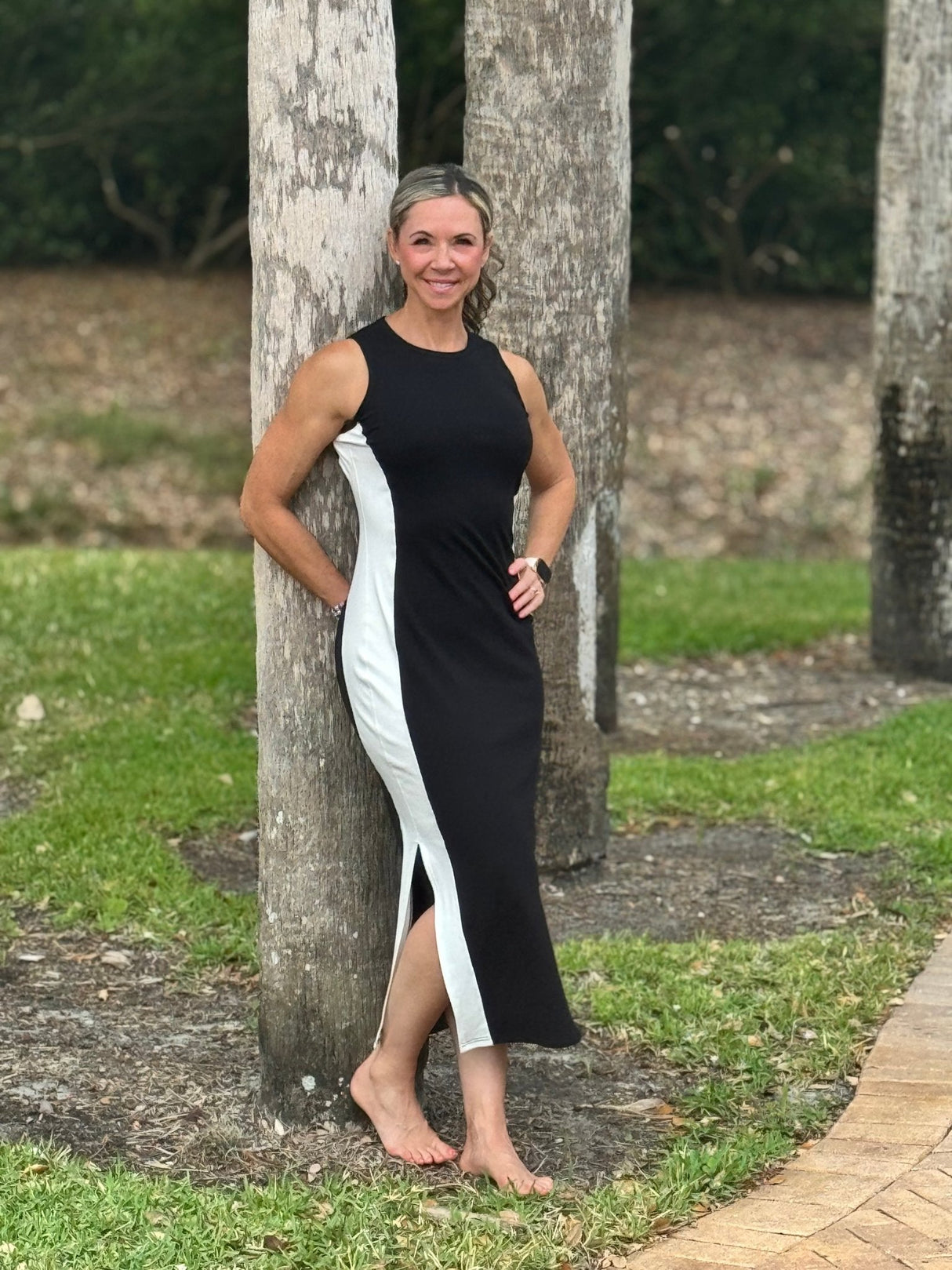 Illusionary Everyday Color Block Dress from Nikkib Sportswear