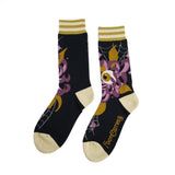 Arachnid's Bloom Crew Socks from FootClothes