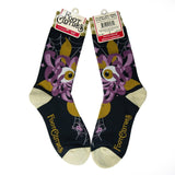 Arachnid's Bloom Crew Socks from FootClothes