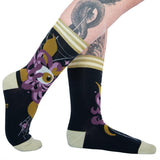 Arachnid's Bloom Crew Socks from FootClothes