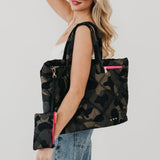 Presley Puffer Quilted Tote Bag With Pouch from Pretty Simple