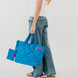 Presley Puffer Quilted Tote Bag With Pouch from Pretty Simple