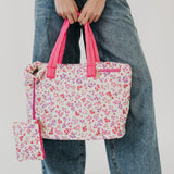 Presley Puffer Quilted Tote Bag With Pouch from Pretty Simple