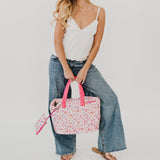 Presley Puffer Quilted Tote Bag With Pouch from Pretty Simple