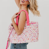 Presley Puffer Quilted Tote Bag With Pouch from Pretty Simple