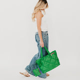 Presley Puffer Quilted Tote Bag With Pouch from Pretty Simple