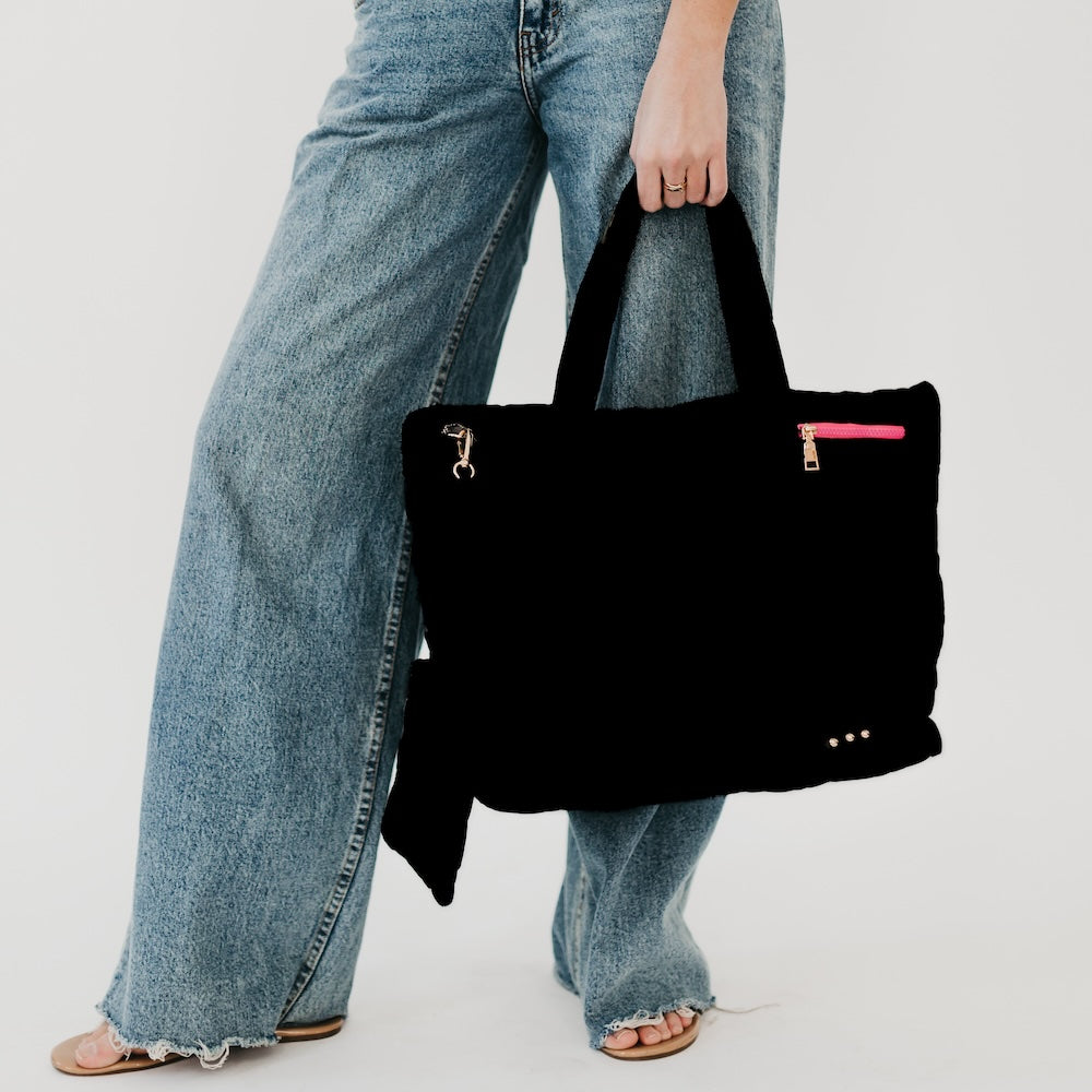Presley Puffer Quilted Tote Bag With Pouch from Pretty Simple