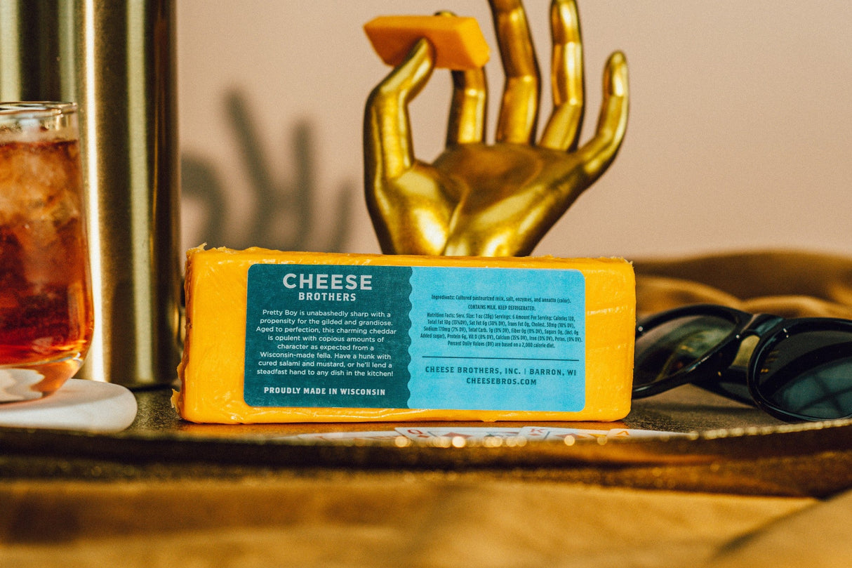 Pretty Boy Sharp Cheddar from Cheese Brothers, Inc.